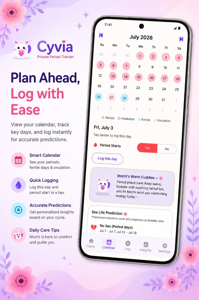 Cyvia daily logging screen